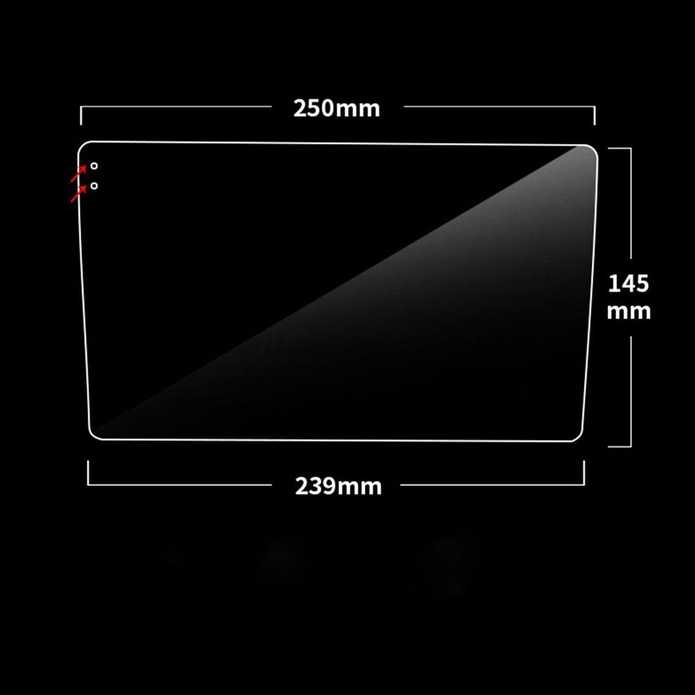 

250*145*239mm Tempered Glass screen Protective Film for Teyes CC2L CC2 plus 10.1 inch car Radio stereo DVD GPS anti-scratch 10.1 inch