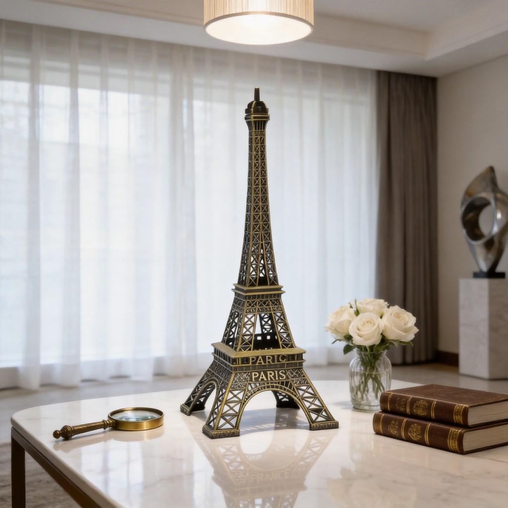 Eiffel Tower Metal Decorative Figurine For Home Decor And Gift Giving