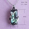 Accessories, Exquisite Color Anti-Zirconium Necklace Women, Topaz Leaf Necklace Item (With Chain)