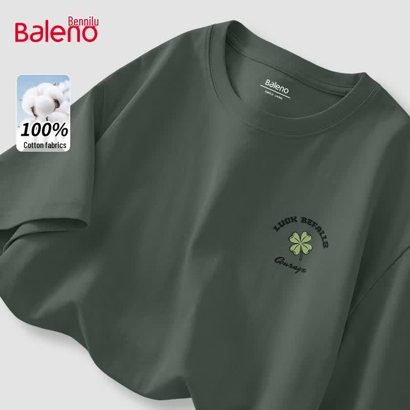 Baleno Men s Relaxed Fit 100% Combed Cotton T-Shirt 5XL
