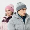 Winter Hat Scarf Gloves Set for Women Thick Warm Knit Skull Cap Touch Screen Gloves Long Neck Scarf 3 Piece Set