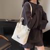 2025 Spring Japanese Style Casual Crossbody Bucket Bag - Trendy Commute Shoulder Tote