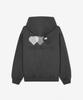 Nbn0G2A033 / Uni Nb Heart Graphic Hoodie (Charcoal)