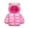Infant & Toddler Bright Cotton Down Jacket with Cute Ears - Boys & Girls Autumn/Winter Outerwear