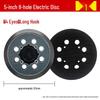 Flocked Self-Adhesive Sanding Discs (3" 4" 5" 7") for Electric and Angle Grinders with Pneumatic Suction Cup