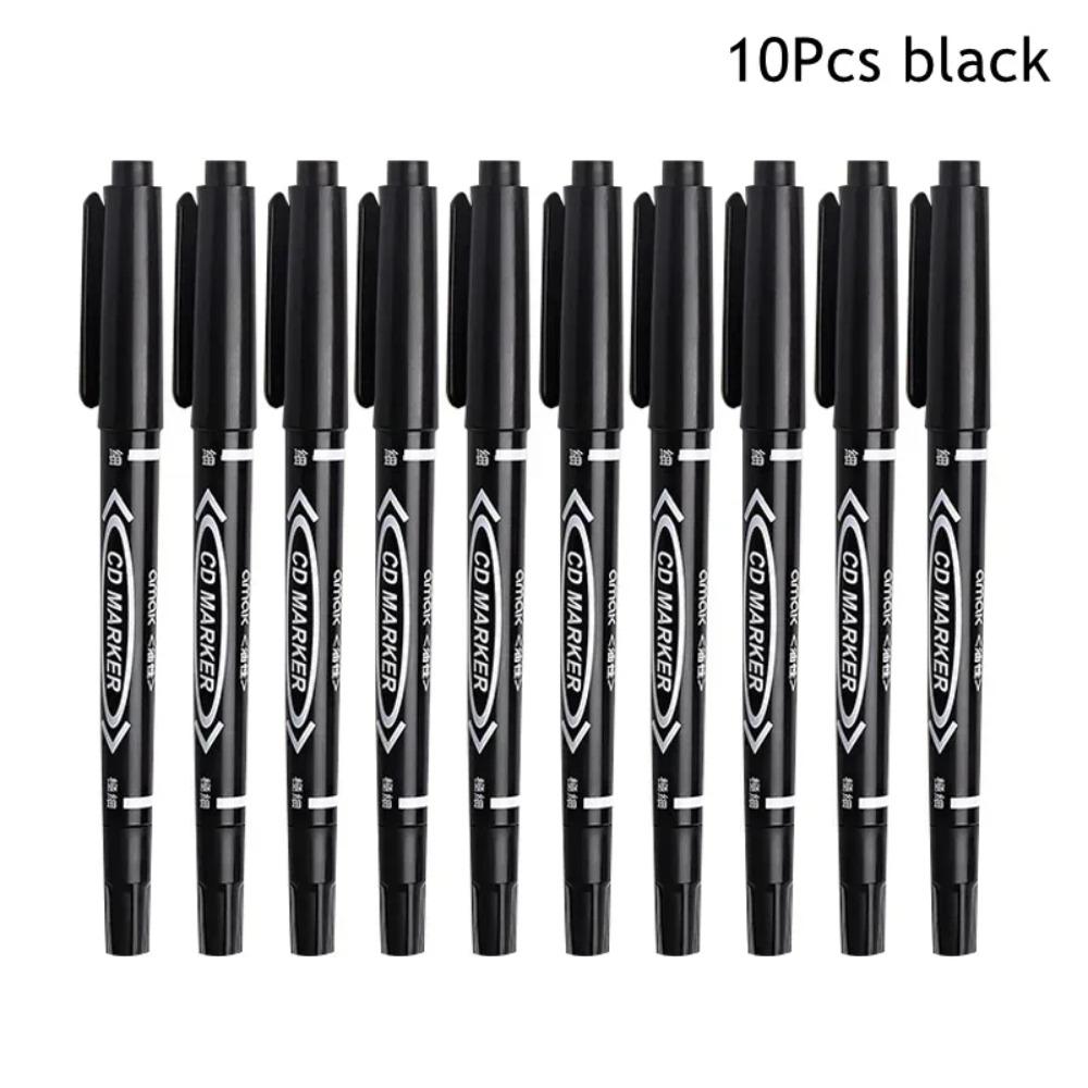 5/10Pcs Dual Tip Permanent Markers, Art Paint Pens for Rock Glass Metal, Waterproof Graffiti Markers, DIY Craft Drawing Supplies