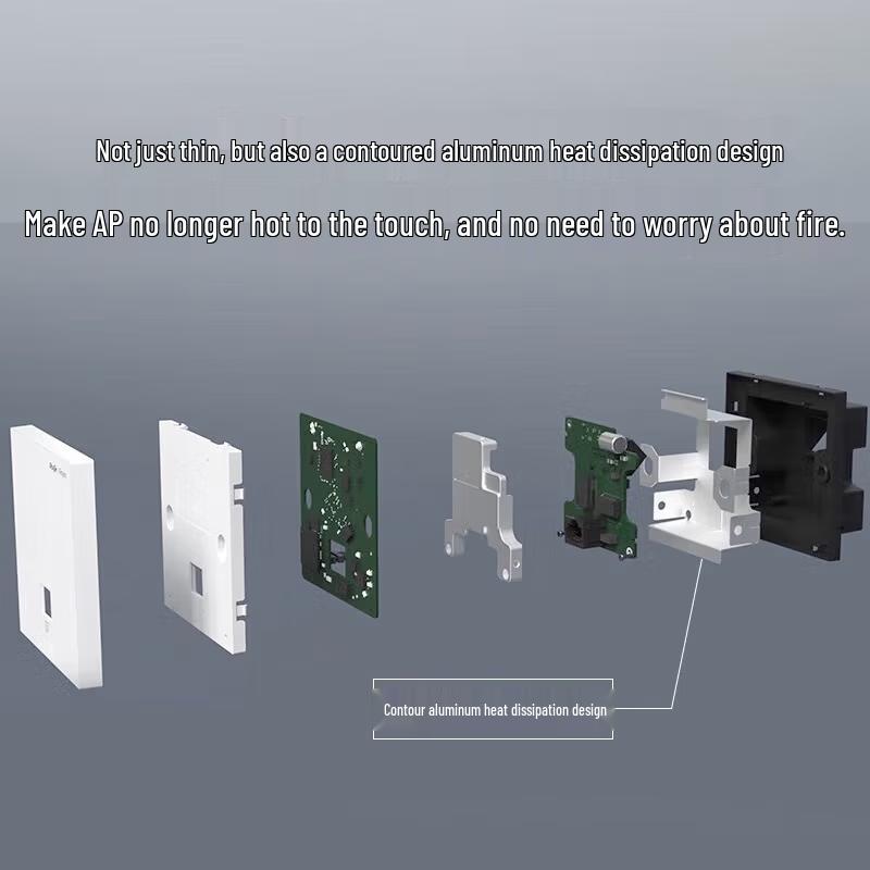 Reyee Wi-Fi 6 Whole Home Mesh System (1 Gateway + 5 APs) (CN version)