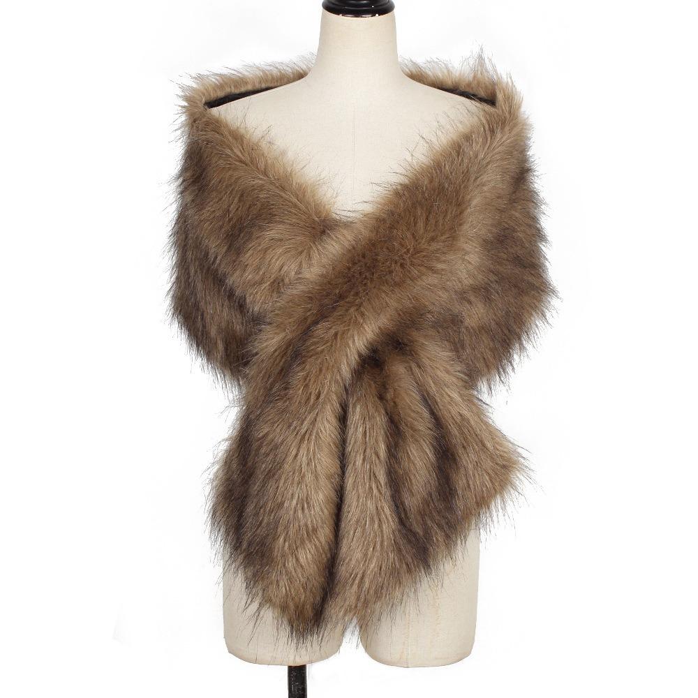 Multicolour Warm Cheongsam Shawl Widened Pashmina Wraps Fashion Fluffy Cape Shawls  Daily
