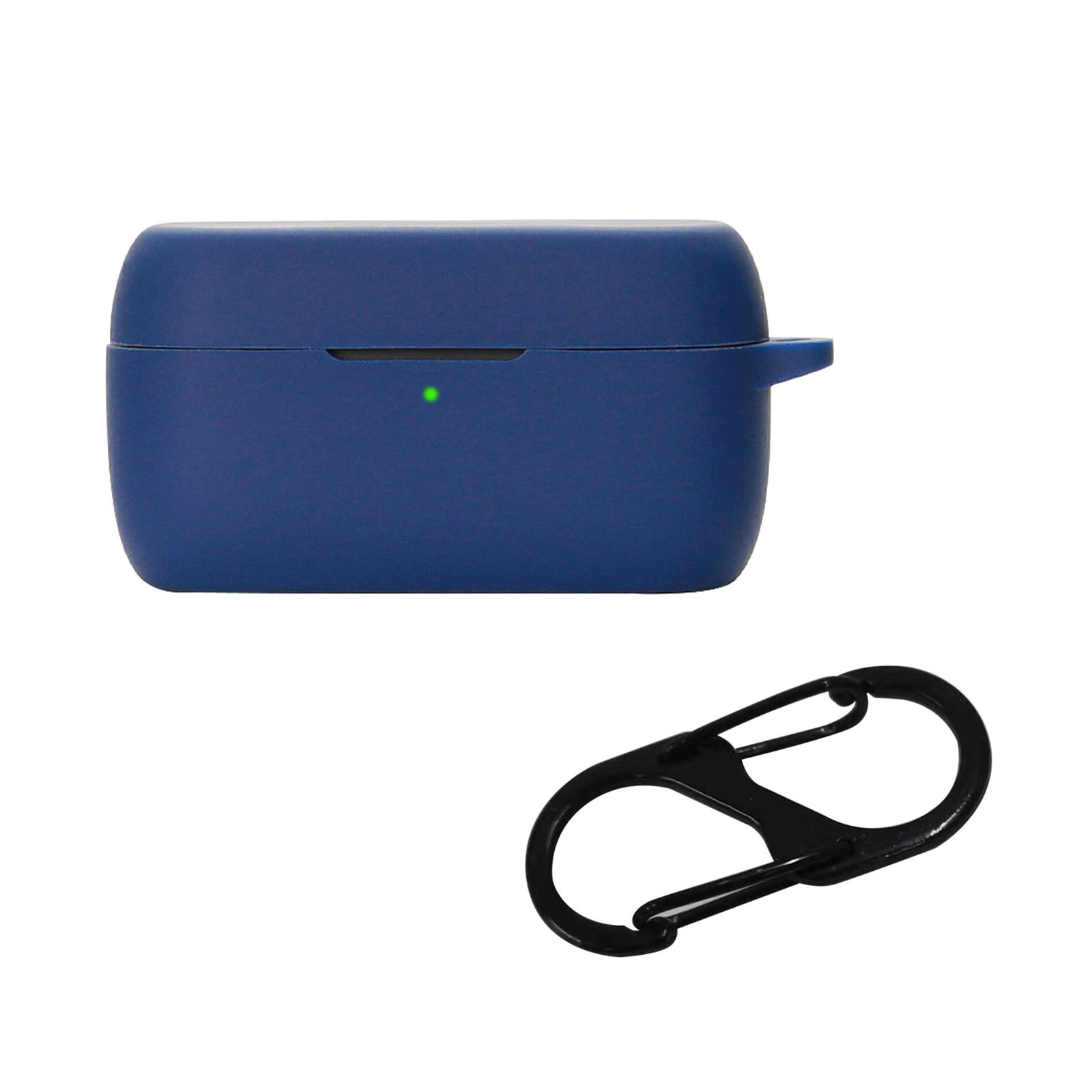 

Совместимый чехол для наушников Evolve 2 Buds - противоударный защитный чехол с защитой от царапин, моющийся корпус, пылезащитные оболочки темно-синий