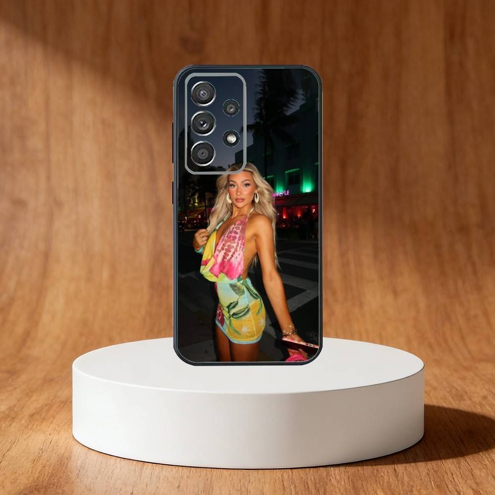 Izzi Dame Phone Case For Samsung S25,S24,S21,S22,S23,S30,Ultra,S20,Plus,Fe,Note,10,9,5G Black Cover
