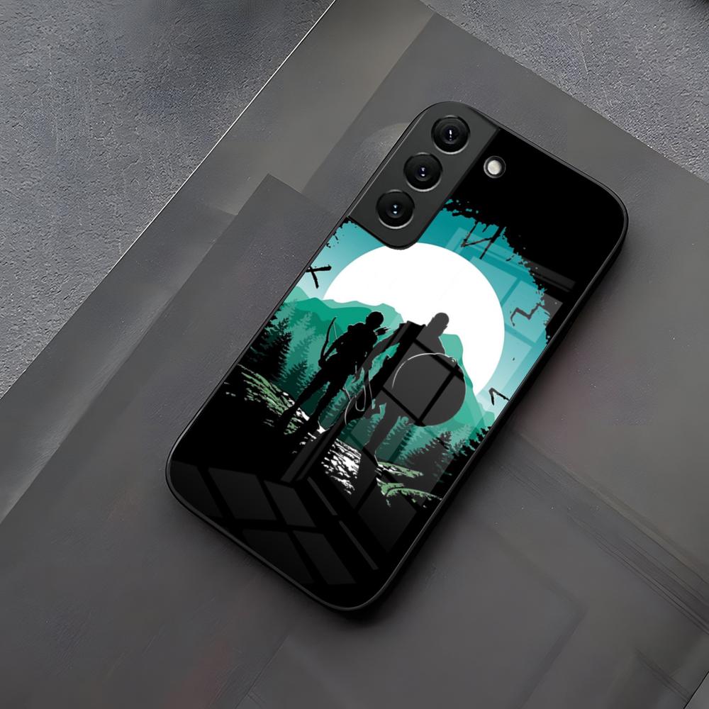 God Of War Ragnarok Phone Case Glass For Samsung Galaxy S23 S24 S21 S25 S22 S20 Ultra Fe Plus A55 A15 A14 Coque