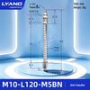 Hexagonal Anti-Rotation Mini Clamp Extension Rod with Leak-Proof Reinforced Seal for Various Clamps