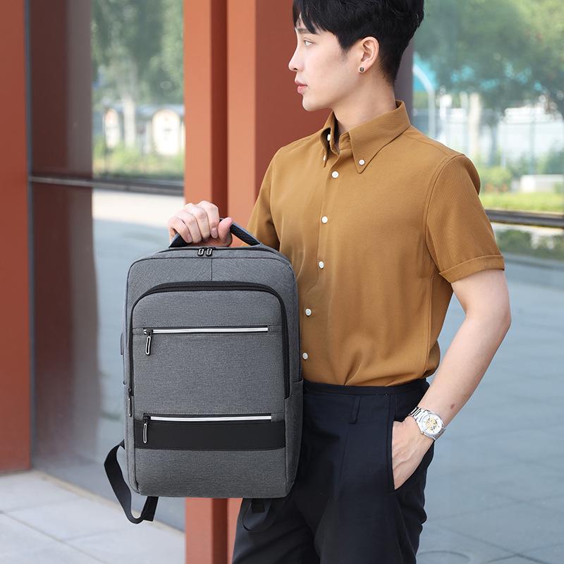 Módní velkokapacitní multifunkční batoh na notebook pro studenty a dojíždějící