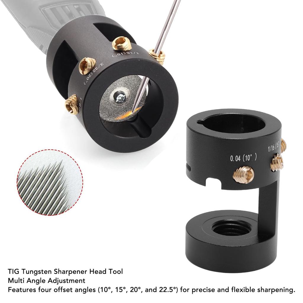 Narzędzie Głowica Ostrzałki Wolframowej TIG Wygodna Obsługa Lekka Głowica Ostrzałki Wolframowej do Spawania TIG Precyzyjne Spawanie TIG