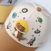 Baby Summer Baseball Cap Cartoon Dinosaur Breathable Mesh Children Sun Visor Hat Outdoor Boys Girls Adjustable Peaked Caps