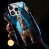 For iPhone 16 Pro Case Call Flash Series Pattern Printing Tempered Glass+TPU Combo Phone Case