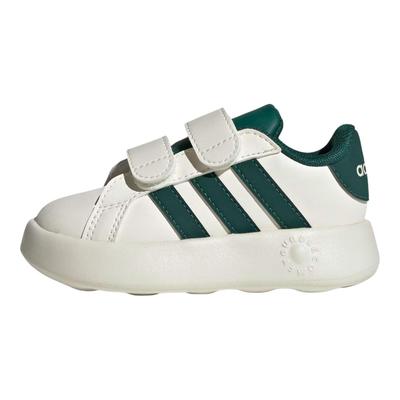 Grand Court 2.0 Modische Bequeme Niedrige Laufschuhe Baby-Sneaker Weiß Grün JQ7996