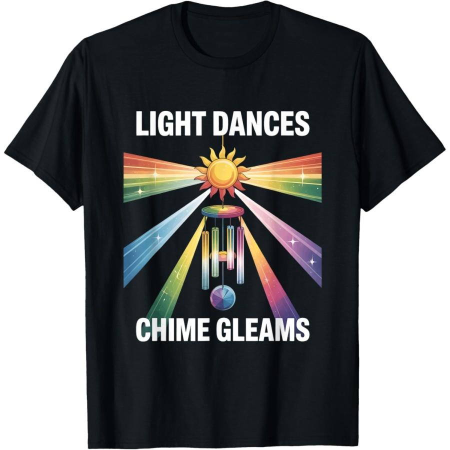 Wind Chimes Suncatcher Design - For Light Catchers T-Shirt(4) XXXXXL чёрный