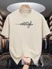 2026 Summer New Style Unisexs Pure Cotton TShirt Street Casual Fashion Comfortable Soft Breathable Simple Letter Pattern Print