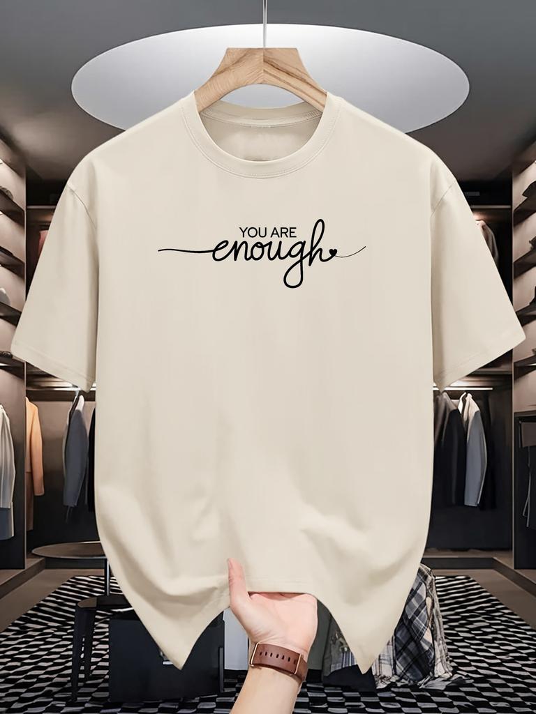 2026 Summer New Style Unisexs Pure Cotton TShirt Street Casual Fashion Comfortable Soft Breathable Simple Letter Pattern Print