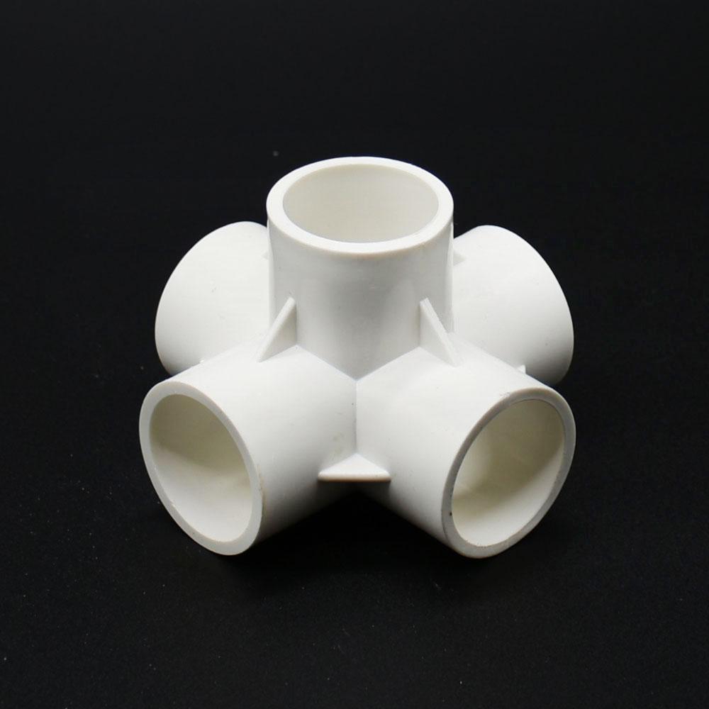 20/25/32/50mm PVC Connector 3/4/5-way Plastic Coupler Three-DimensionalWater Supply Pipe Fittings DN15/20/25/40