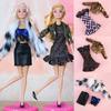 1 Set Newest Doll Accessories Kids Gift Toy Girl Clothes Plush Coat Dolls Skirt Casual Wear