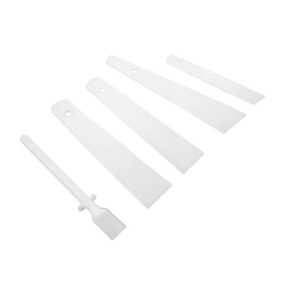 5x Étendeurs de Colle Grattoirs de Peinture Bâtonnets Multifonctions pour Étaler la Colle pour Couture Cuir PU Fabrication de Cartes Accessoires faits à la Main