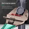 Baolian Adjustable Multifunctional Plumbing Wrench - Large Opening, Short Handle Pipe Tool
