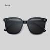 Fashion Korean Personality Ins Trend Black Square Frame UV400 Sunglasses for Unisex Street Sunglass Lentes De Sol Mujer