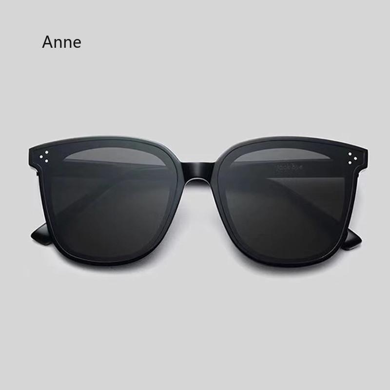Fashion Korean Personality Ins Trend Black Square Frame UV400 Sunglasses for Unisex Street Sunglass Lentes De Sol Mujer