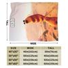 Marcus The Worm Meme Flannel Blanket  Soft Throw Blanket for Outdoor Travel Office Funny Bedspread Sofa Bed Cover