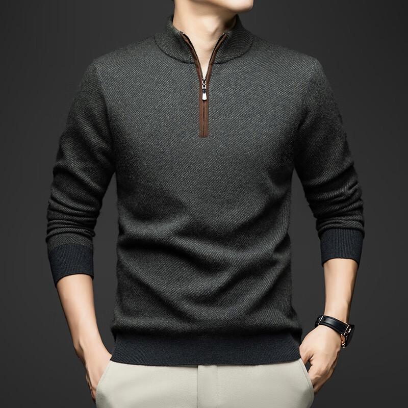 Firstview Men s Cashmere Wool Blend Pullover Sweater M