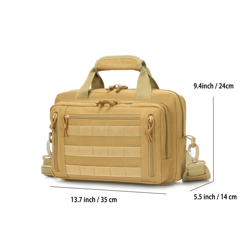 Outdoor multi-functional large-capacity gun bag, outdoor waterproof military enthusiast diagonal compartment bag