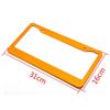 1Pcs Aluminum Alloy Multi-Color American-Style Car License Plate Frame - Uv Coated For Vehicle Modification