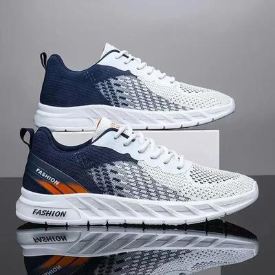 New Sneakers Cushion Casual Gym Athletic Trainers Outdoor Jogging Tennis Shoes Mens Running Shoes Breathable Knit Sport