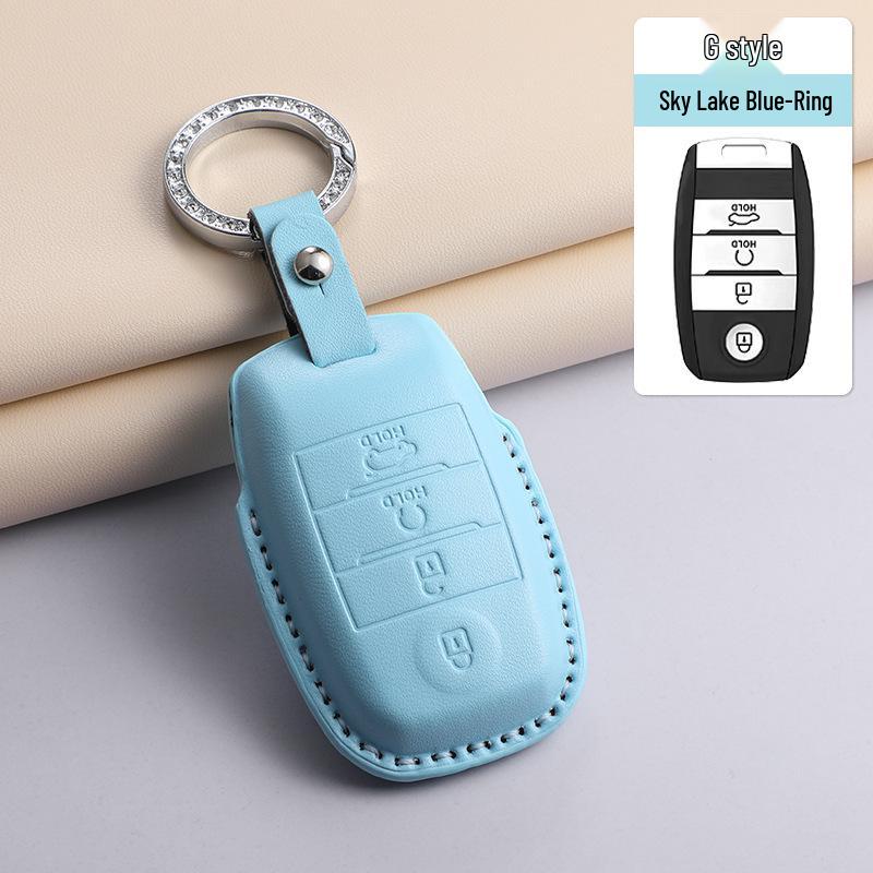 Universal Korean Kia Key Bag for K3, K4, K5, KX3, KX5, Sportage, Sorento, Yi CROSS - Car Shell Cover Buckle