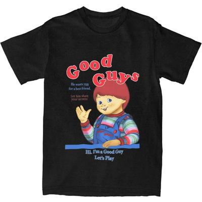 Alle Jahreszeiten Männer Frauen Gute Jungs Chucky Hemd Outfit T-shirt Kleidung Vintage T Shirt