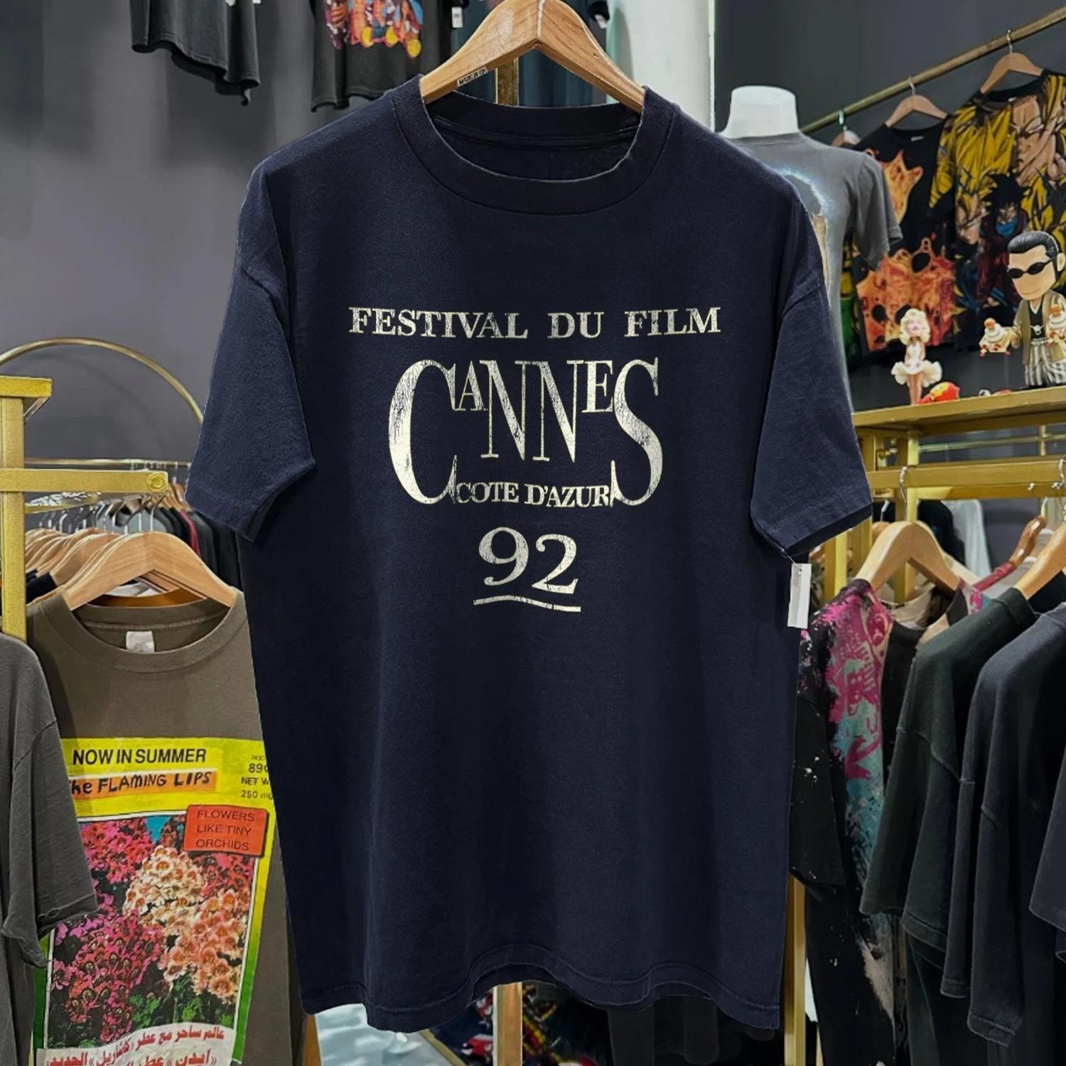 1992 Cannes Film Festival Promo T-Shirt Black XXL M