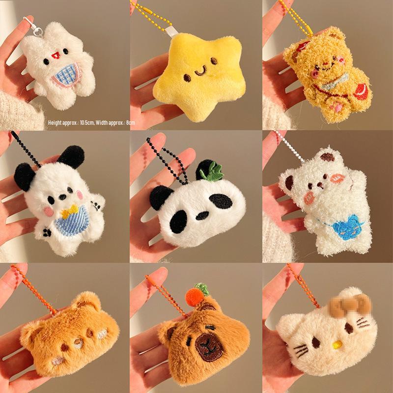 Portachiavi Bambola di Peluche & Ornamento per Zaino: Ciondolo carino per eventi e promozioni