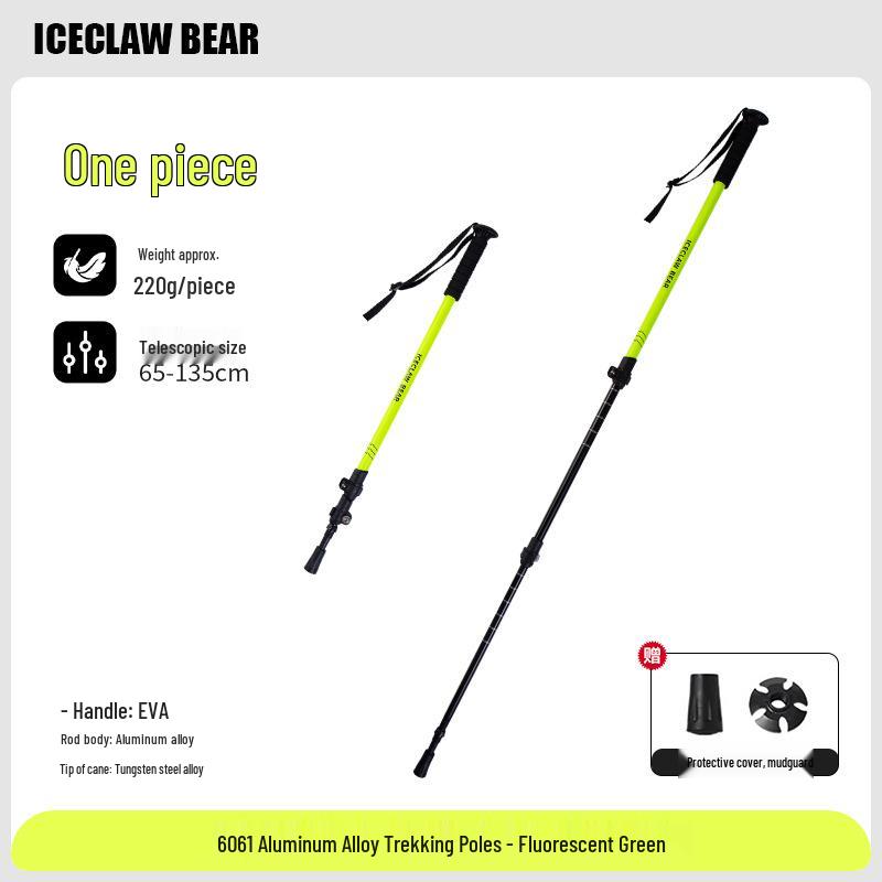 Aluminum Folding Hiking Poles - Lightweight Walking Sticks for Men & Women