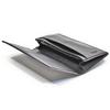 Coach F75013 Canvas Coated Long Wallet In Charcoal/Black [Used]