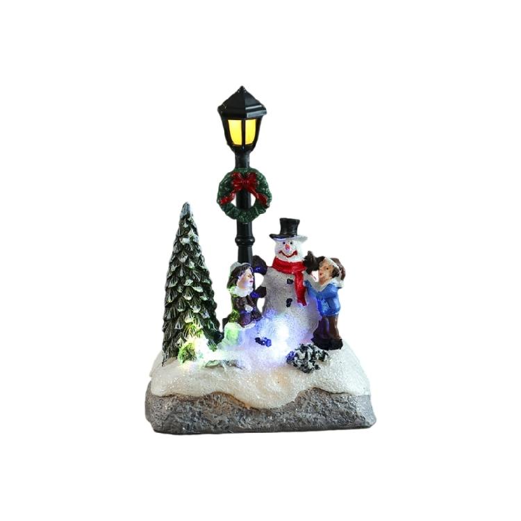 

Glowing Christmas Resin Figurine Decoration Battery Powered (Not Include) For Christmas Holdiay Party Table Centerpieces