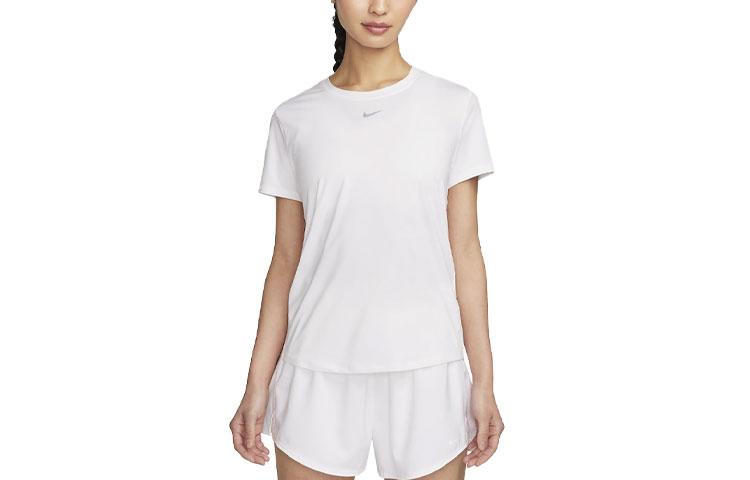 Nike One Classic Dri-FIT Women ss Running Training T-Shirt White FN2799-100 M