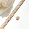 2024 DIY Personalized Shiny Classic Burger Coffee Beverage 304 Stainless Steel Italian Charm Bracelet Link 9mm * 10mm Module