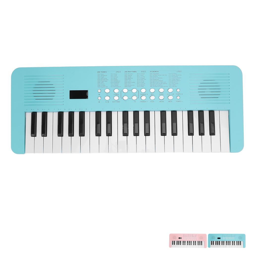 37 Key Electronic Keyboard 200 Tones 200 Rhythms 35 Demos Multi Functional Digital Piano Keyboard In