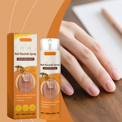 Spray para Cuidados com as Unhas: Nutrição Suave Diária, Melhorando a Limpeza do Estrato Córneo da Unha e Auxiliando nos Cuidados com as Unhas 20ml