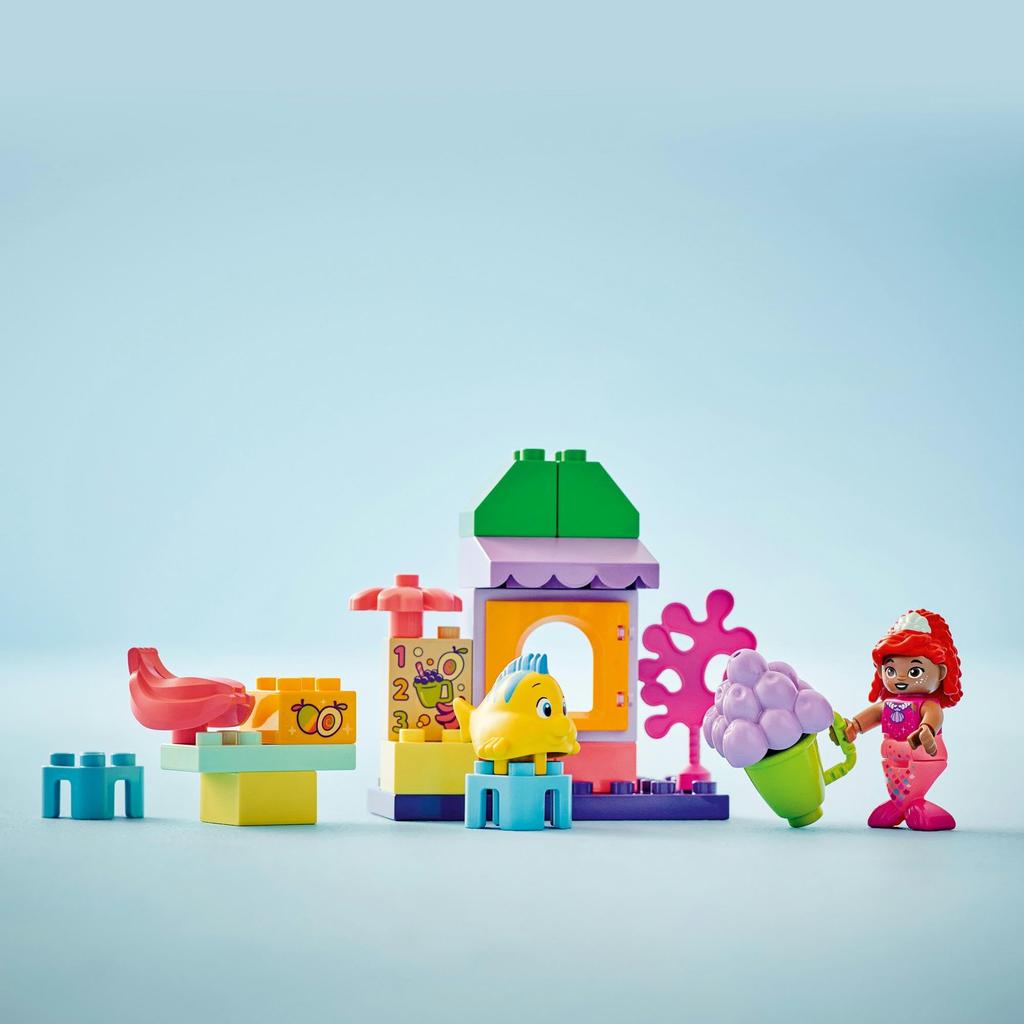 LEGO (LEGO) DUPLO Ariel and Flounder Cafe Toy, Gift, Birthday, Educational, Christmas, Boys and Girls, Ages 1.5, 2, 4, Pretend Play, Disney Toy, 10420