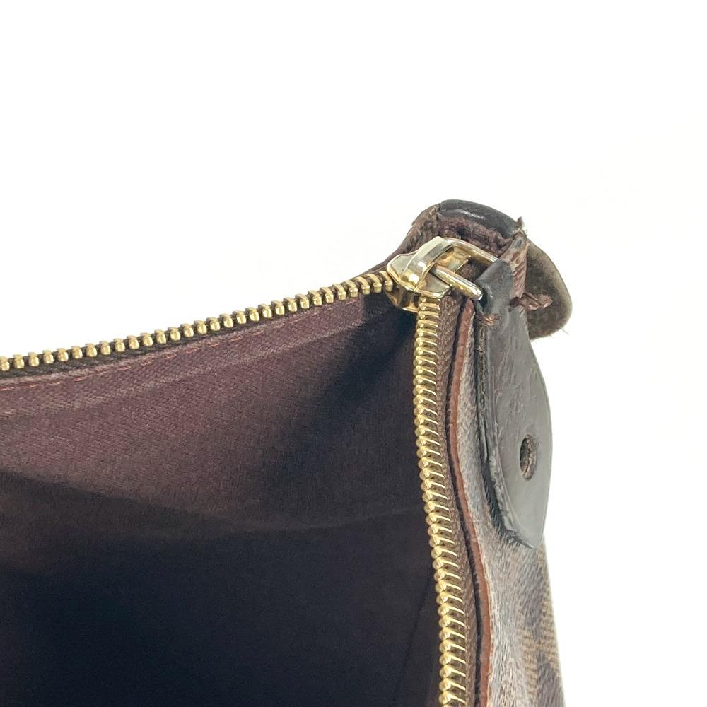 Louis Vuitton N41013 Damier Iena MM Shoulder Bag Tote Bag Canvas Ebene Brown
