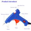 Multi-Color Hot Melt Glue Gun Set with 7mm & 11mm Sticks - Multi-Power Handmade Tool Kit