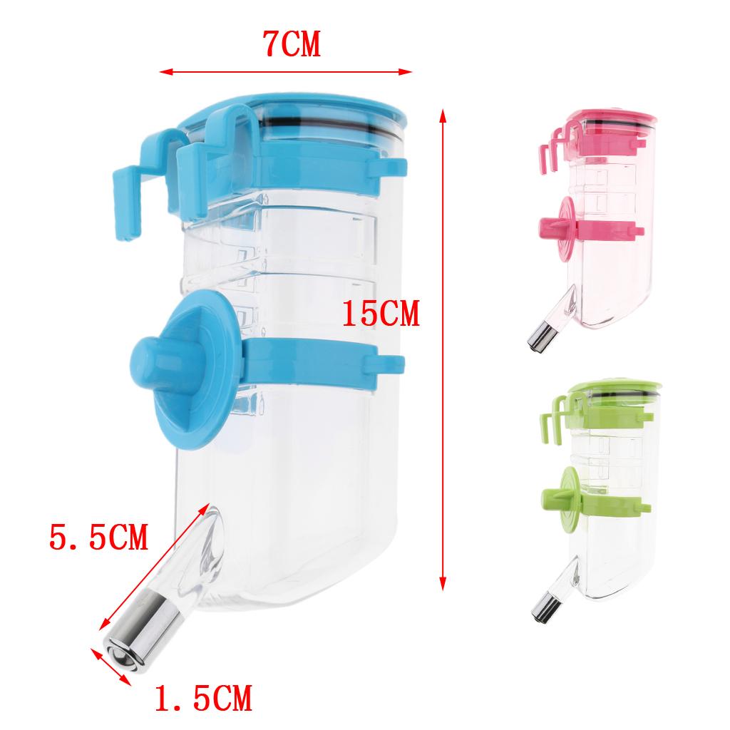 Automatischer Welpen-Wassernapf Verstellbarer Käfig-Wassernapf Haustier-Trinknapf Trinkbrunnen für Kleine Hunde Katzen Hamster